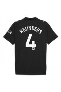 Manchester City Tijjani Reijnders #4 Fotballdrakt Borte Klær 2025-26 Korte ermer